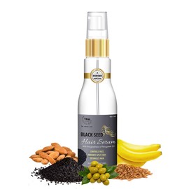 Ifra TNW-The Natural Wash Black Seed Hair Serum for Women & Men | Heat Protection For Dry ,Rough,Smooth & Silky Hair & Frizz-free Smoothness | Made with Natural Ingredients & Enriched with Fenugreek and Essential Oils 100 ml