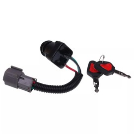 Yeasliy Starter Switch with Keys 32771-31822 32771-31820 Compatible for Kubota Loader L39 L45 L47 L48 M59 M62