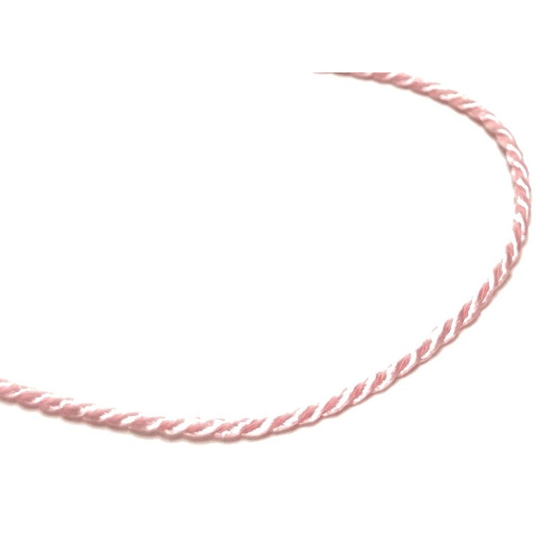 s.dekoda Cord 50 m x 2 mm Pink Twist Cord