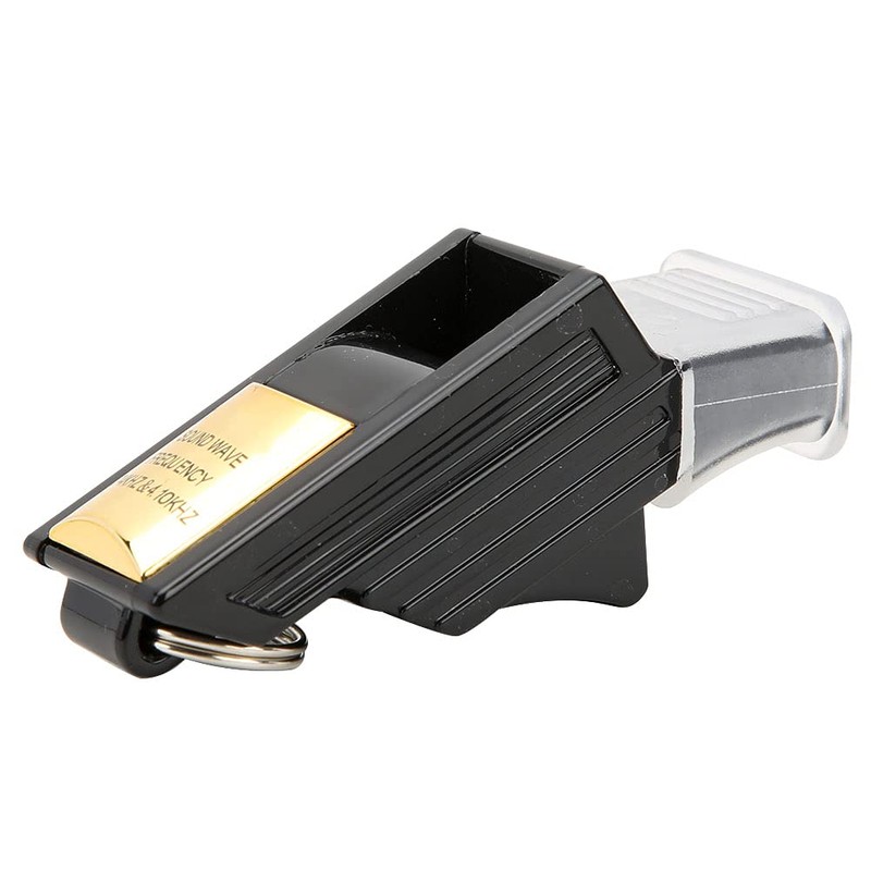 Molten Plastic Referee Whistle Valk-Ee-N, Black, Referee Whistle, Grip, Professional