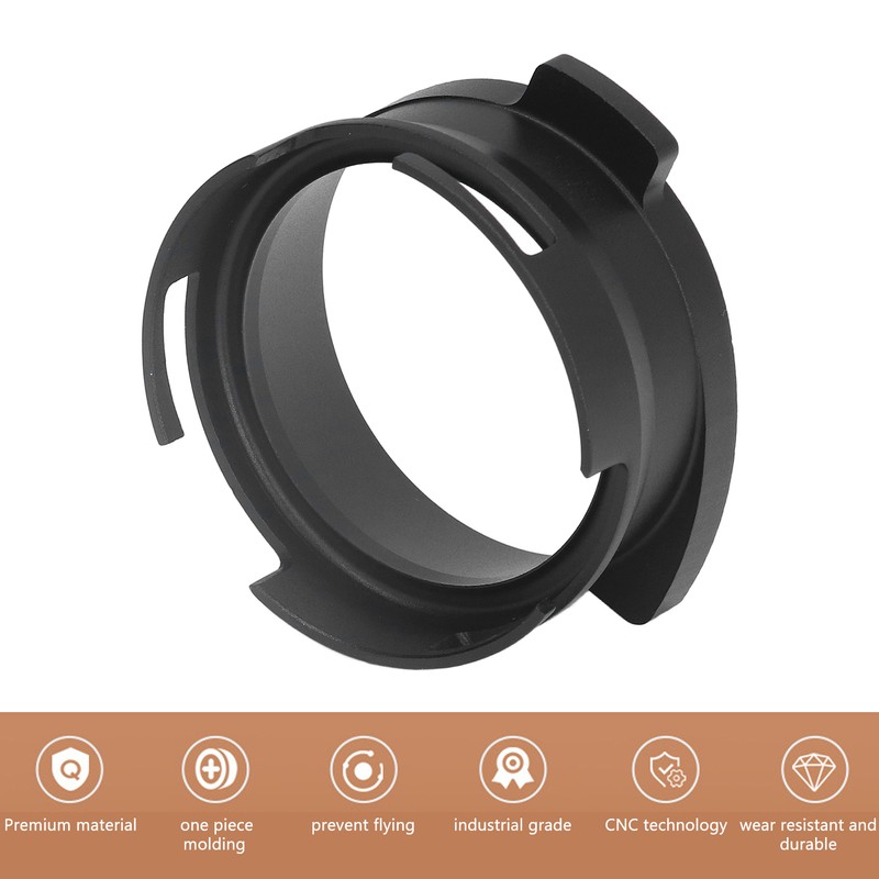 54mm Coffee Portafilter Dosing Funnel Aluminum Alloy Rotatable Dosing Funnel