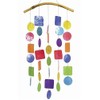 Chesapeake Bay 10713 Rainbow Capiz Shell Wind Chime 9 Inches