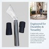 Universal Extractor Nozzle Wand, Small 3.6" Extraction Accessory Clear Head