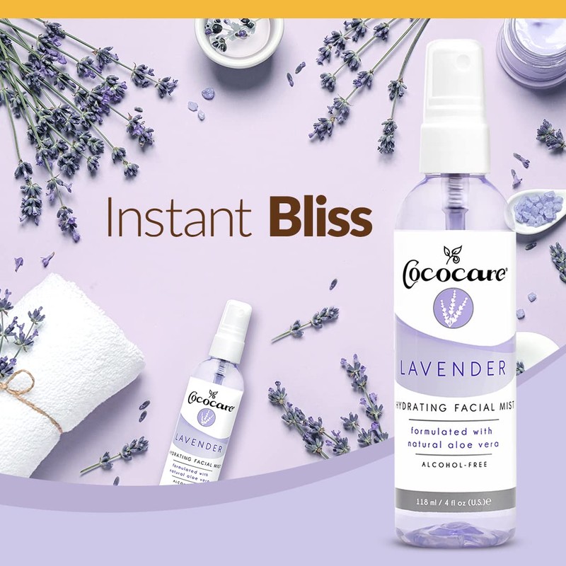 COCOCARE Lavender Hydrating Facial Mist (2 Pack)