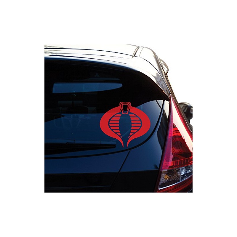 Yoonek Graphics Cobra Command Decal Sticker for Car Window, Laptop,