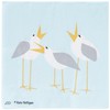 Boston International - Servilletas de papel, diseo de cctel, Seagulls,