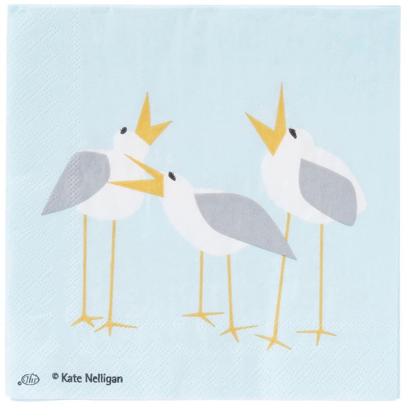 Boston International - Servilletas de papel, diseo de cctel, Seagulls,