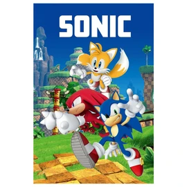 Jerry Fabrics Sonic Knuckels Miles Prower 100 x 150 cm 100% Polyester Fleece Blanket Bedspread Cuddly Blanket