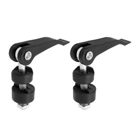 eMagTech Pack of 2 Handle Knob Nuts Screw Bolts 45 x 6 mm Tile Slider Locking Screw Machine Quick Press Adjustment Screw Tile Slider Locking Screw for Lawnmower Triangular