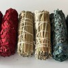 2x Dragon's Blood White Sage 4" Smudge Sticks, 2x Nag