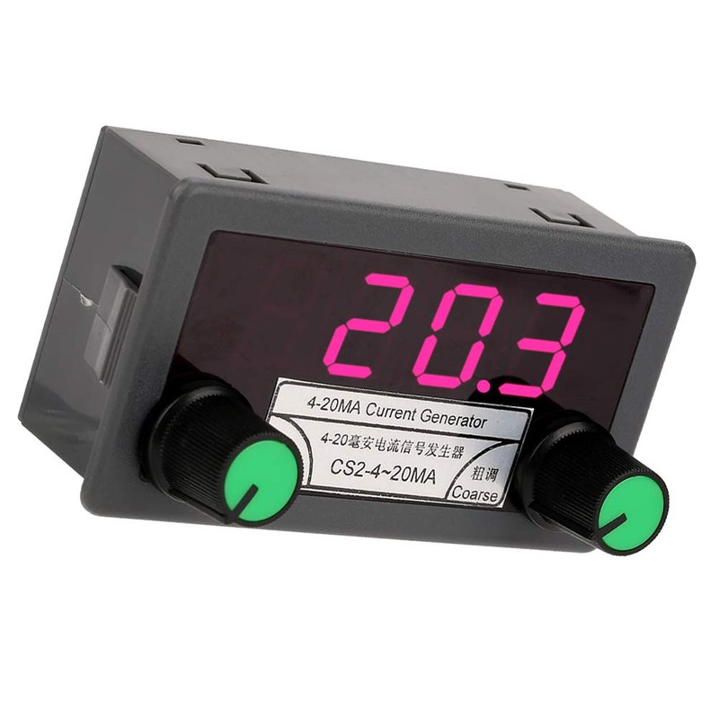 4-20mA Digital Current Analog Signal Generator Coarse/Fine Tuning Constant Current