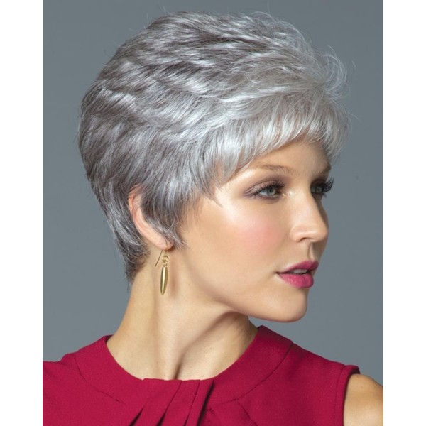 Pam Synthetic Wig by Noriko in Frosti Blonde, Cap Size: Average, Length: Short