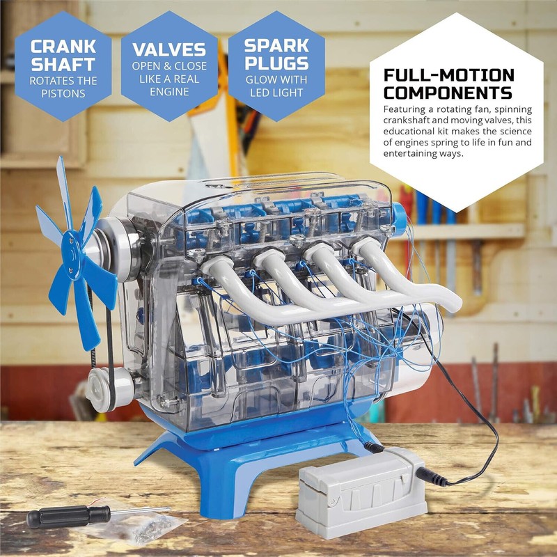 Discovery #Mindblown DIY Toy Model Engine Building Kit STEM Mechanic