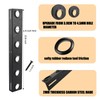 4PCS Trailer Rack,Landscape Truck Trailer Rack,Heavy Duty 6-Tools Hand Rack