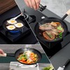 bodkar Frying Pan Skillet 8-inch Flat Crepe Pan, Lightweight Grill
