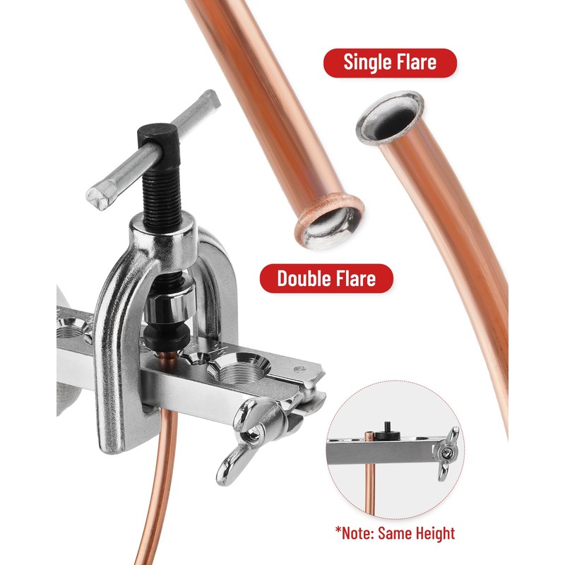 Turnirace 25 ft 3/16in &1/4in Copper Coated Brake Line Flaring