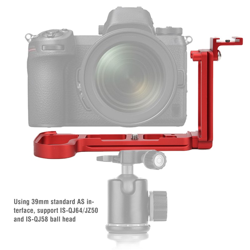 Aluminium Alloy Handle L Vertical Shooting Bracket Quick Release Plate