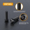 Cicidorai M5-0.8 x 40mm Button Head Socket Cap Bolts Screws,