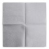 Servilletas de cóctel desechables de color gris, 4 x 4