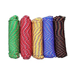 BARON MFG Rope Poly DMND BRD 1/4INX100FT 52807