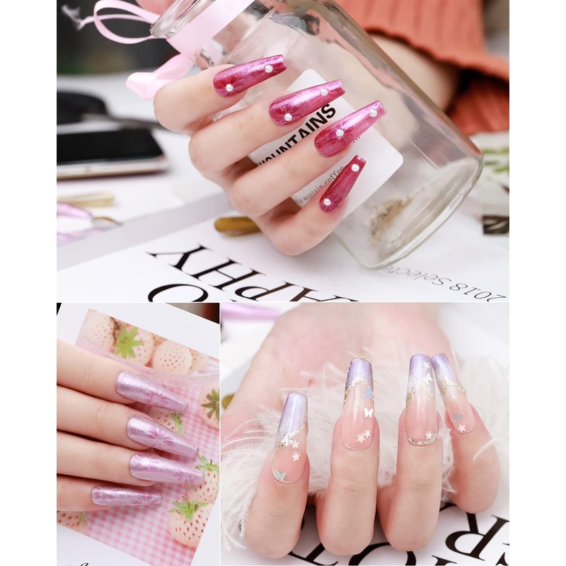 Biutee Magnetic Gel, Cat Eye Gel, 6 Colors, 0.3 fl
