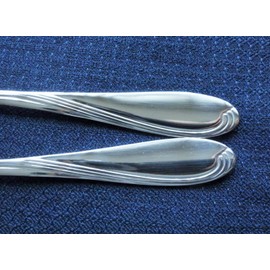 ONEIDA New Oneida CRESTA /CAMBER Scroll Set of 6 Salad Forks Stainless (6 5/8")