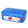 Sistema Lunch-Box PP 4 compartments with Bottle lt1,5-Assorted colors