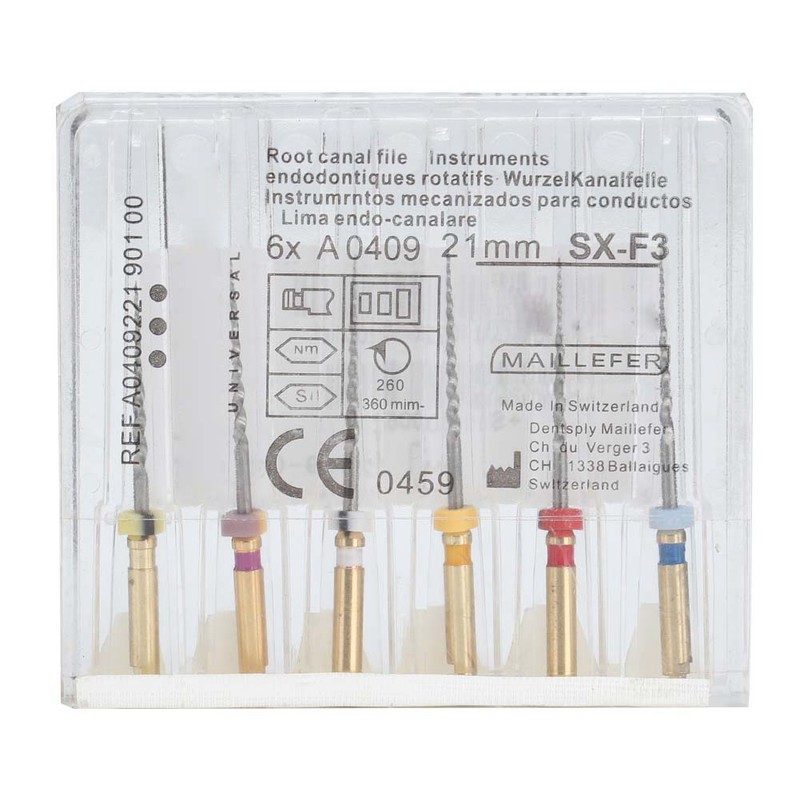 6Pcs Professional Dental Root Canal Niti File Endodontic Needles Dental