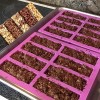 Sinirttou Silicone Granola Bar Mold 8 Cavities Rectangular Purple 2