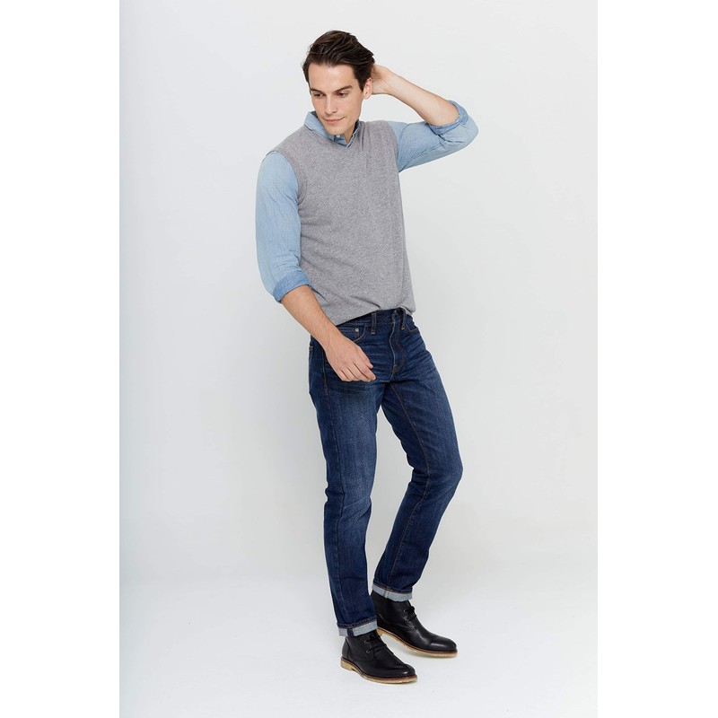 State Cashmere Sleeveless Sweater Vest - V-Neck Pullover for Men