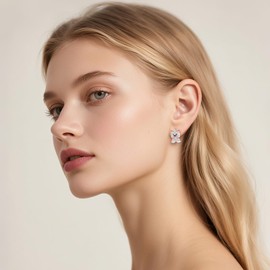 ONEFINITY Yorkie Earrings For Women 925 Sterling Sliver Yorkie Dog Leverback Earrings Jewellery Gifts