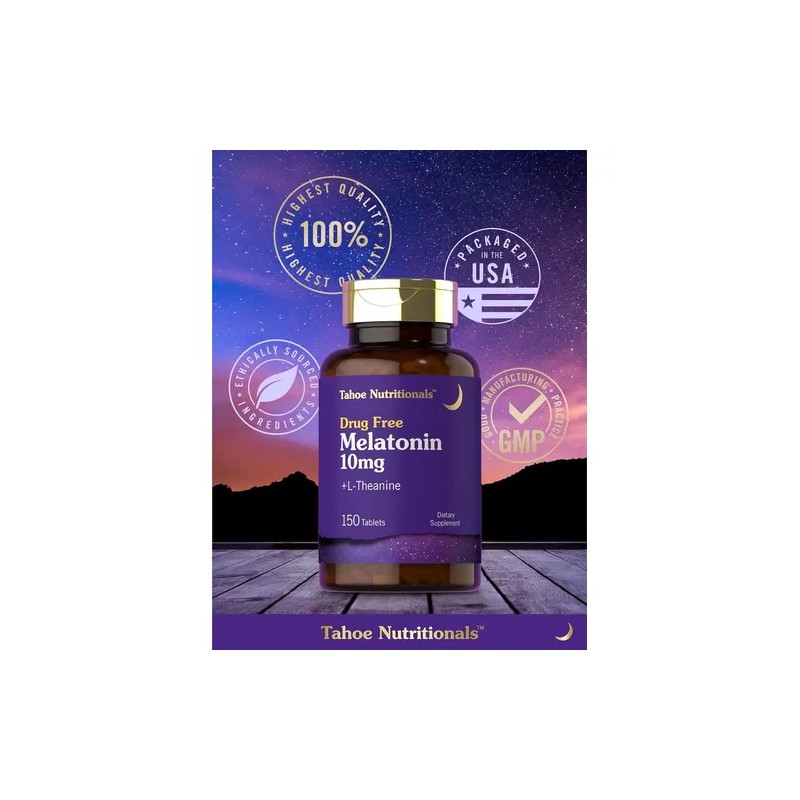 Tahoe Nutritionals Melatonina 12mg 90 Tab Disolución Rapida