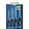 Högert 4 Piece Screwdriver Set Screwdriver Magnetic Slotted Kreutz
