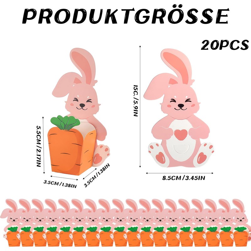 Pack of 20 Easter Bags, Easter Baskets, Small Easter Gifts