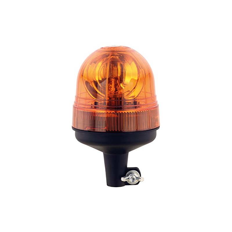 Halogen Beacon Orange Large with Fixed Base, Indicator Light 12