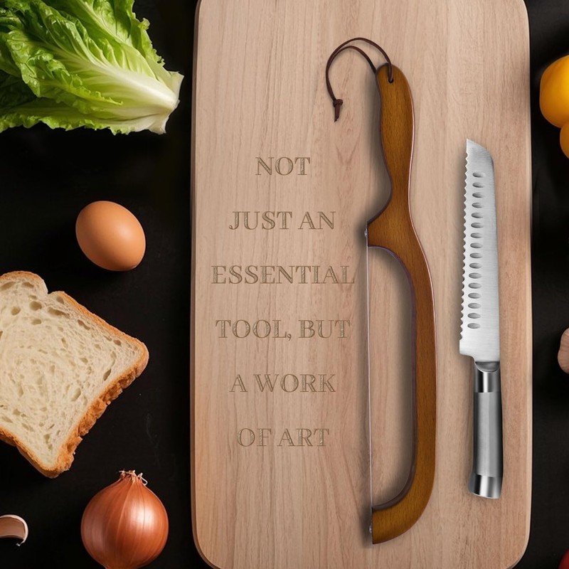 SeLucky 2 Pack Sourdough Bread Knife for Homemade Bread, Serrated