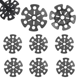 8 Stück Schneeteller für Wanderstöcke – Ersatz-Schneeschieber und Schutz für Wanderstockspitzen – Ideal für Schnee und Schlamm – Perfekt für Trekking Wanderungen