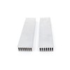 4pcs 100*25*10mm heat sink aluminum