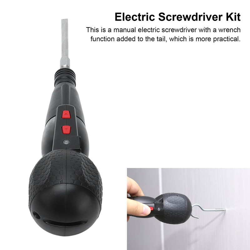 Electric Screwdriver Kit Integrated USB Rechargeable Screwdrivers with LED Light