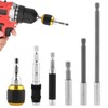 Tookie 6pcs Drill Bit Holder Extension, Flexible Pivoting Magnetic Bit