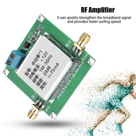 Wideband LNA Amplifier Module,Low Noise LNA RF Broadband Amplifier Module Signal Strengthen 1-3000MHz 2.4GHz 20dB HF VHF/UH