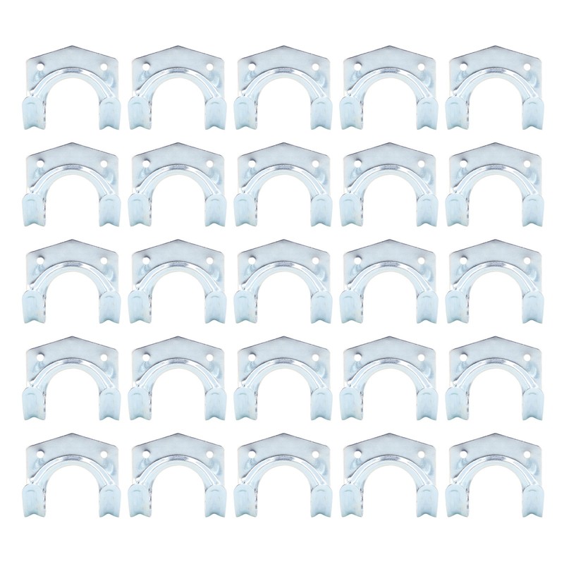 25Pcs Storage Hook Galvanized Steel Tool Hanging Accessory Set Kit