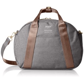 Anello CHUBBY AT-C1835 Mini Boston Shoulder Bag, 10 Pockets, gray