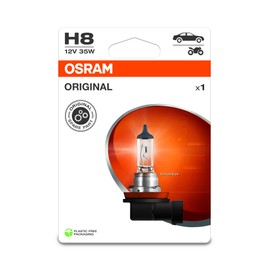 Osram Original Line 12 V, H8, halogen headlight lamp, single blister (1 lamp)