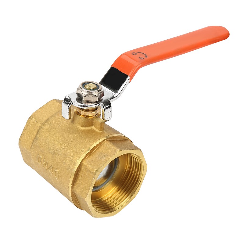 1pc DN40 1-1/2"BSP Brass Pipe Ball Valve 1.6MPa for Water