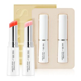 Su:m37 Face Moisturizer Balm Lip Pink Set for daily skincare routines, cream lotion balm or gel texture, Korean Import, Su:m37 Beauty and Personal, Option 2