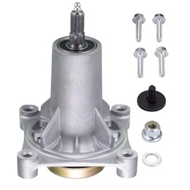 ranwin Spindle Assembly Fit for Craftsman HU Ariens Poulan - Mandrel Spindle Fit for 42" 46" 48" 54" Mower Deck, with Thread Bolts and Grease Fitting, Replace 192810 532187292 532187281 567253301 (1)
