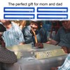 BOXOB 4pcs Mahjong Line Finder, Good Luck Mahjong Card Guide