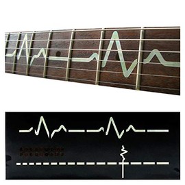 Jockomo EKG Line/White Pearl Guitar Inlay Sticker