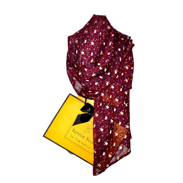 Bonnie Boas COMPLIMENTARY GIFT WRAPPING, Fair Trade Scarf Mother's Day